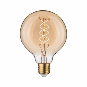 Rustic Shine Standard 230V LED Globe E27 Filament in S-Form  300lm 4,2W 1800K dimmbar Gold