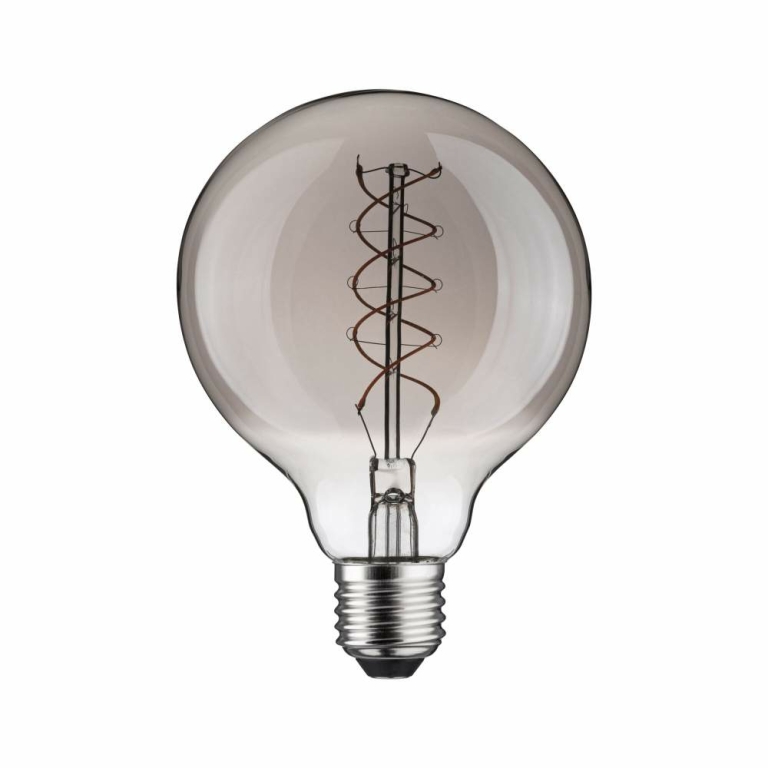 Paulmann Rustic Shine Standard 230V LED Globe E27 Filament in S-Form  170lm 4,2W 1800K dimmbar Rauchglas