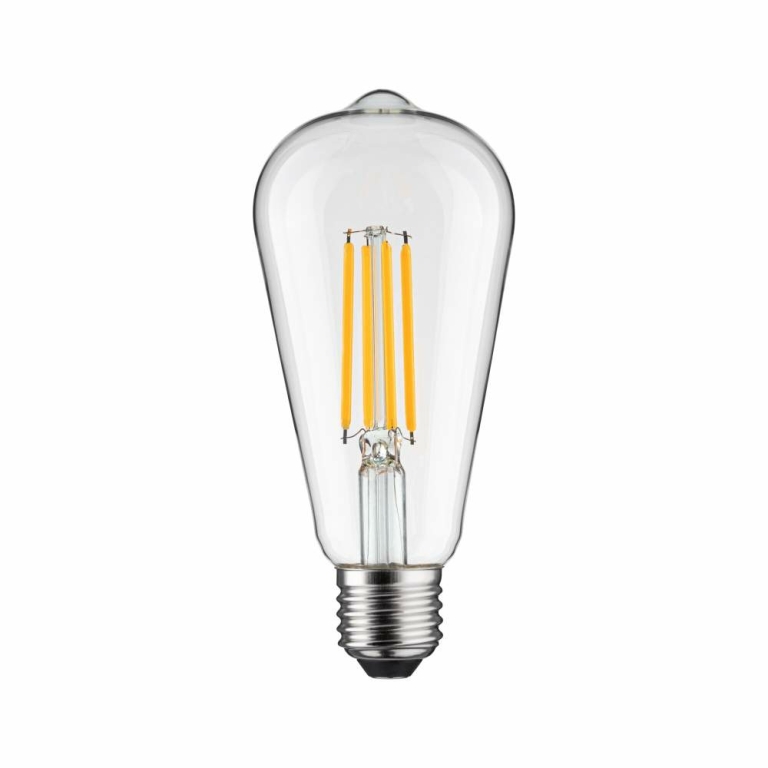 Paulmann Eco-Line Filament 230V LED Kolben ST64 E27   806lm 4,3W 3000K dimmbar Klar