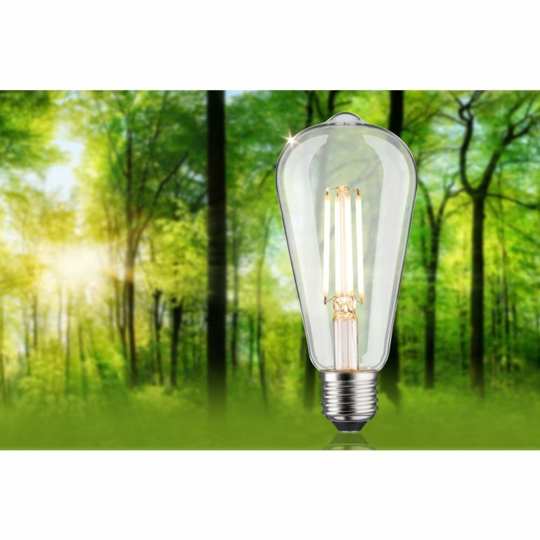 Paulmann Eco-Line Filament 230V LED Kolben ST64 E27   806lm 4,3W 3000K dimmbar Klar