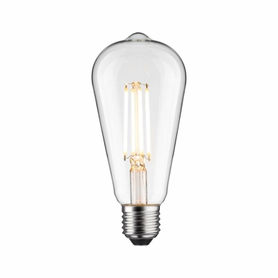 Paulmann Eco-Line Filament 230V LED Kolben ST64 E27   806lm 4,3W 3000K dimmbar Klar