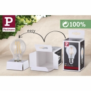 Eco-Line Filament 230V LED Birne E27 Einzelleuchte  806lm 4,3W 3000K dimmbar Klar