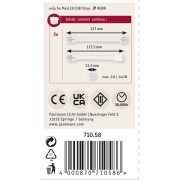 MaxLED Connector Set Full-Line COB RGBW Weiß/Transparent