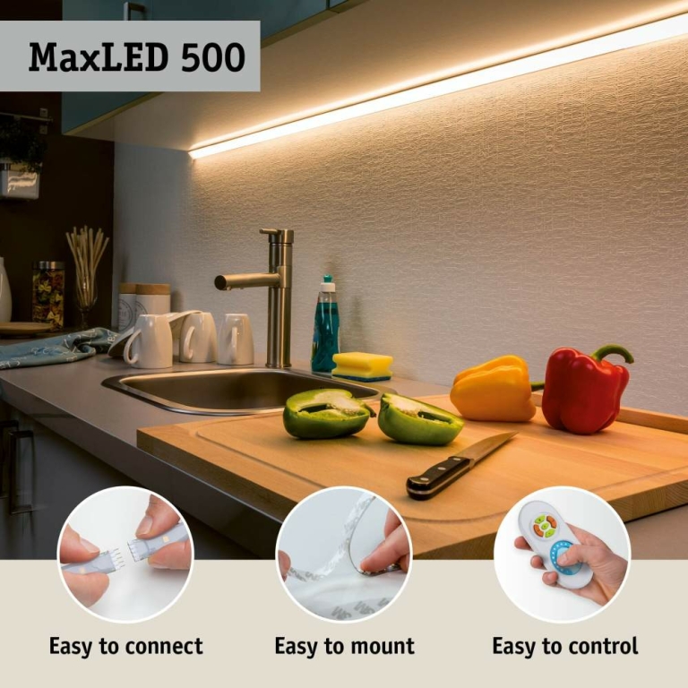 Paulmann MaxLED 500 LED Strip RGBW   2,5m   15W 530lm/m 896 LEDs/m RGBW+