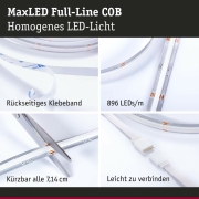 MaxLED 1000 LED Strip Full-Line COB Basisset  3m   27W 1038lm/m 896 LEDs/m RGBW+ 60VA
