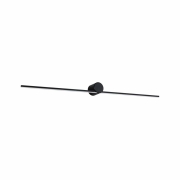 LED Spiegelleuchte Sava  IP44  3000K 500lm 230V 7,5W  Schwarz matt