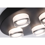 Selection Bathroom Wand-/Deckenleuchte Kame IP44  3000K 4x2000lm 230V 4x4,2W  Signalschwarz