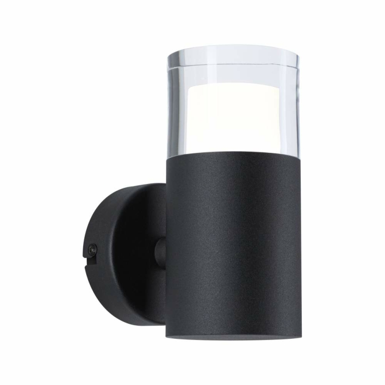 Paulmann Selection Bathroom Wand-/Deckenleuchte Kame IP44  3000K 320lm 230V 5W  Signalschwarz