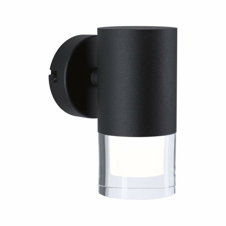 Paulmann Selection Bathroom Wand-/Deckenleuchte Kame IP44  3000K 320lm 230V 5W  Signalschwarz