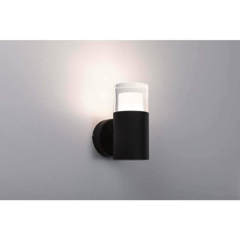 Paulmann Selection Bathroom Wand-/Deckenleuchte Kame IP44  3000K 320lm 230V 5W  Signalschwarz