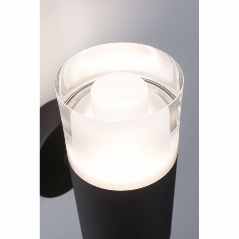 Paulmann Selection Bathroom Wand-/Deckenleuchte Kame IP44  3000K 320lm 230V 5W  Signalschwarz
