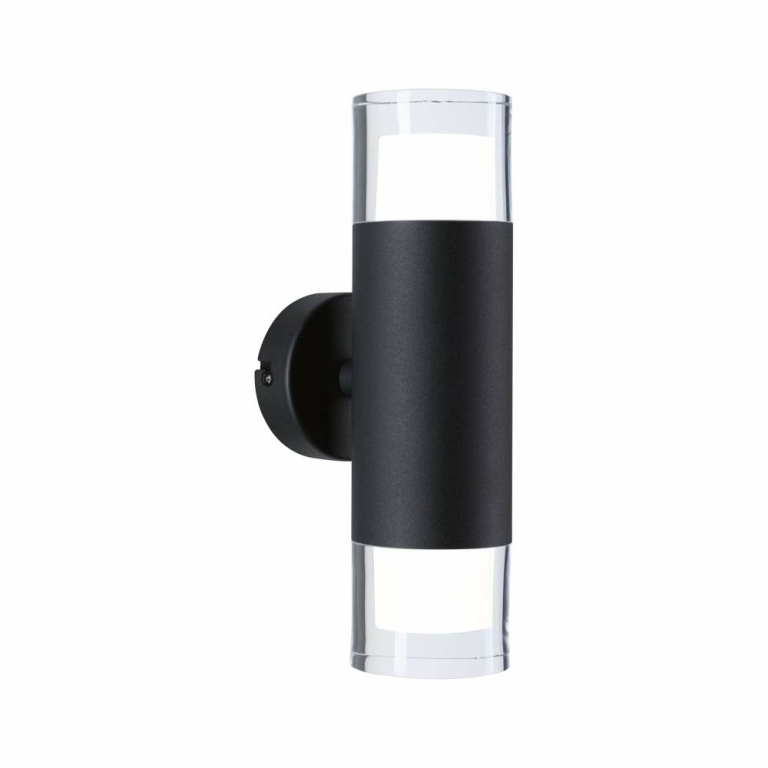 Paulmann Selection Bathroom Wand-/Deckenleuchte Kame IP44  3000K 2x460lm 230V 2x4W  Signalschwarz