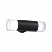 Selection Bathroom Wand-/Deckenleuchte Kame IP44  3000K 2x460lm 230V 2x4W  Signalschwarz