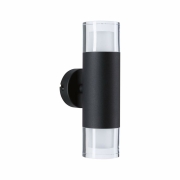 Selection Bathroom Wand-/Deckenleuchte Kame IP44  3000K 2x460lm 230V 2x4W  Signalschwarz