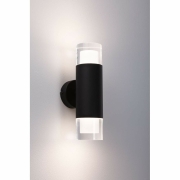 Selection Bathroom Wand-/Deckenleuchte Kame IP44  3000K 2x460lm 230V 2x4W  Signalschwarz