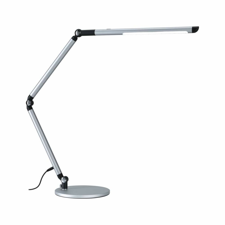 Paulmann LED Schreibtischleuchte 3-Step-Dim FlexBar  White Switch 700lm 9,5W Silber matt