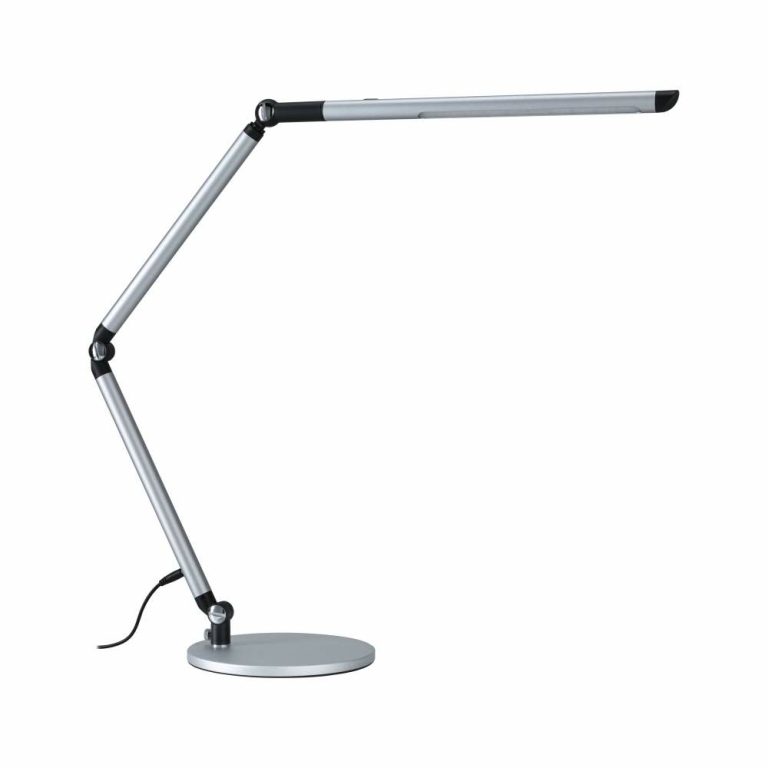 Paulmann LED Schreibtischleuchte 3-Step-Dim FlexBar  White Switch 700lm 9,5W Silber matt