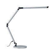 LED Schreibtischleuchte 3-Step-Dim FlexBar  White Switch 700lm 9,5W Silber matt