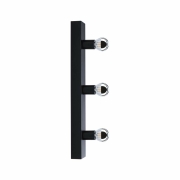 Spiegelleuchte Regula II  IP44 E14   230V max. 3x40W dimmbar Schwarz