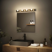 Spiegelleuchte Regula II  IP44 E14   230V max. 4x40W dimmbar Schwarz