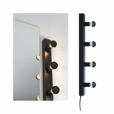 Paulmann Spiegelleuchte Regula II   E14   230V max. 4x40W dimmbar Schwarz