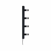 Spiegelleuchte Regula II   E14   230V max. 4x40W dimmbar Schwarz