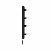 Spiegelleuchte Regula II   E14   230V max. 4x40W dimmbar Schwarz