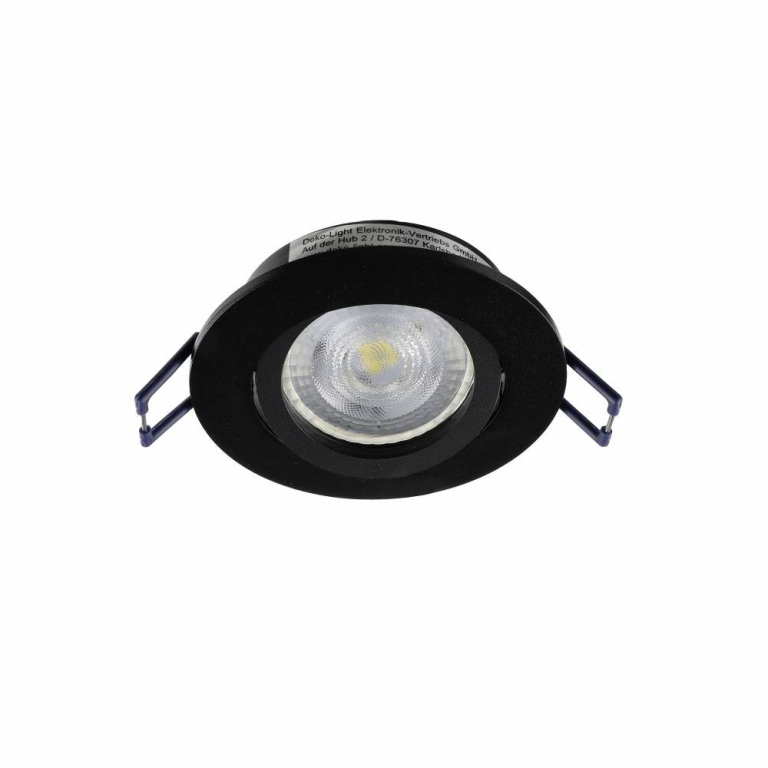 Deko-Light Samsola, rund, Schwarz