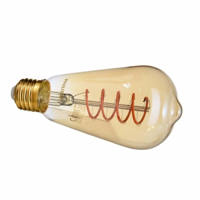PHILIPS MAS VLE E27 ST64 4W 1800K goldfarben