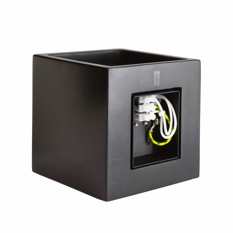 Deko-Light Cube, 1x max. 25 W G9, Schwarz