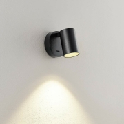 Can Tilt rund USB, 1x 7,5 W GU10, Schwarz
