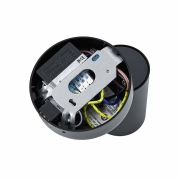 Can Tilt rund USB, 1x 7,5 W GU10, Schwarz