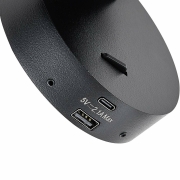 Can Tilt rund USB, 1x 7,5 W GU10, Schwarz