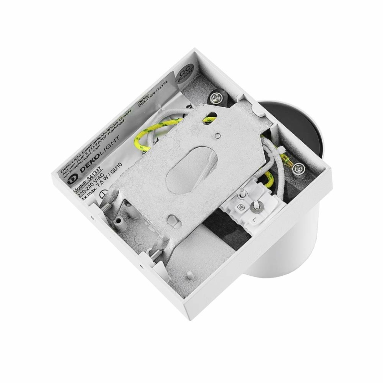 Deko-Light Can Tilt eckig, 1x 7,5 W GU10, Weiß