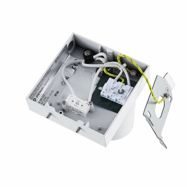 Deko-Light Can Tilt eckig, 1x 7,5 W GU10, Weiß