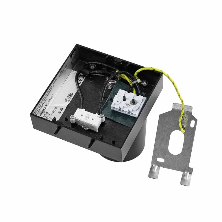 Deko-Light Can Tilt eckig, 1x 7,5 W GU10, Schwarz