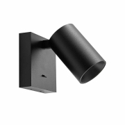 Can Tilt eckig, 1x 7,5 W GU10, Schwarz