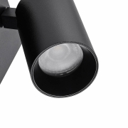 Can Tilt eckig, 1x 7,5 W GU10, Schwarz