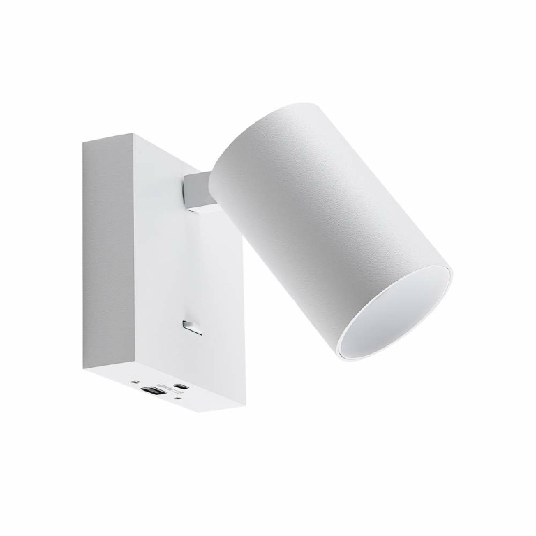 Deko-Light Can Tilt eckig USB, 1x 7,5 W GU10, Weiß