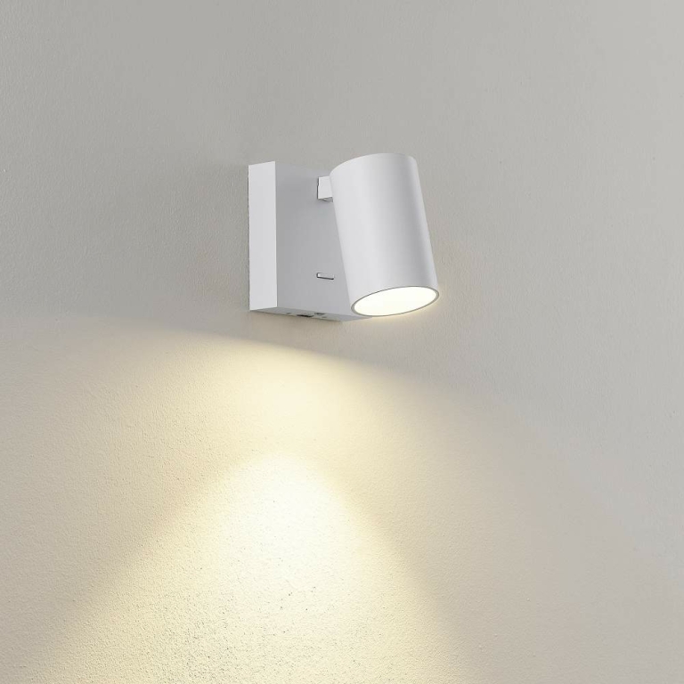 Deko-Light Can Tilt eckig USB, 1x 7,5 W GU10, Weiß