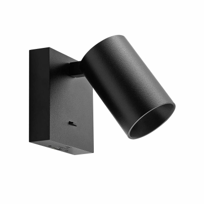 Deko-Light Can Tilt eckig USB, 1x 7,5 W GU10, Schwarz