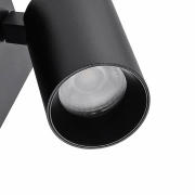 Can Tilt eckig USB, 1x 7,5 W GU10, Schwarz