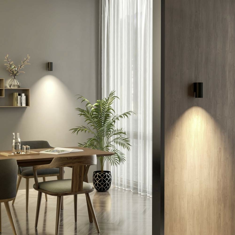 Deko-Light Can IP20, 1x 7,5 W GU10, Schwarz