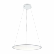 LED Panel, transparent rund, 50 W, DIM, 3000/3500/4000 K, Weiß