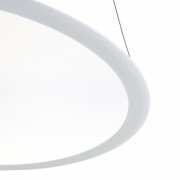 LED Panel, transparent rund, 50 W, DIM, 3000/3500/4000 K, Weiß