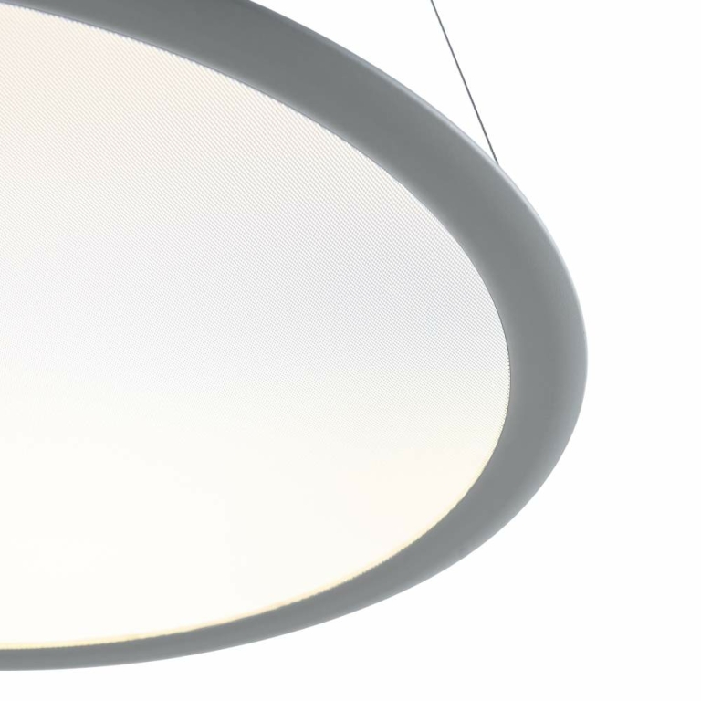 Deko-Light LED Panel, transparent rund, 50 W, DIM, 3000/3500/4000 K, Grau
