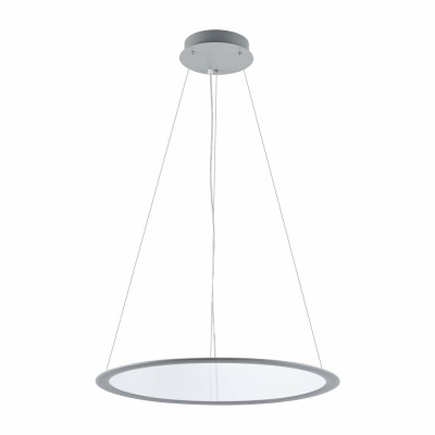 Deko-Light LED Panel, transparent rund, 50 W, DIM, 3000/3500/4000 K, Grau