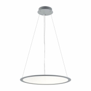 LED Panel, transparent rund, 50 W, DIM, 3000/3500/4000 K, Grau