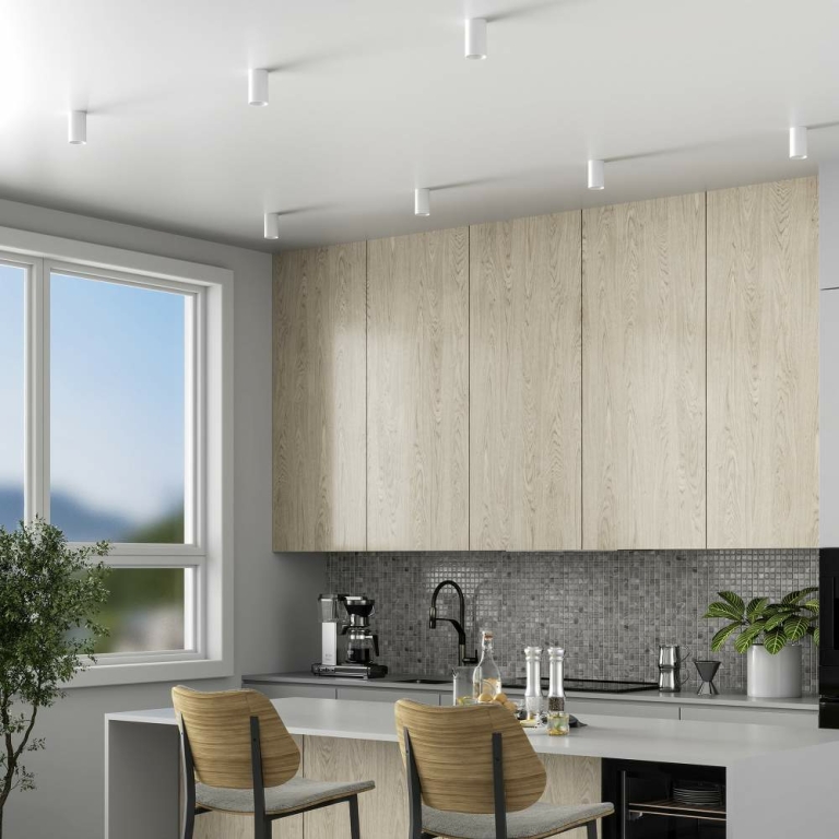 Deko-Light Can IP20, 1x 7,5 W GU10, Weiß