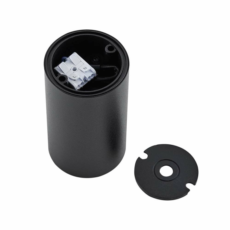 Deko-Light Can IP20, 1x 7,5 W GU10, Schwarz